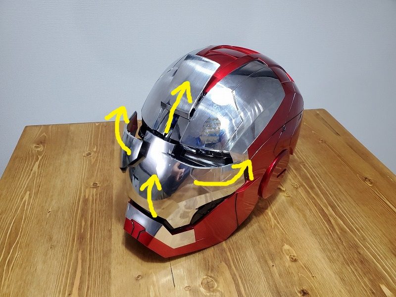 自動開閉がエグい！アイアンマン（ironman）MK5 のヘルメット(マスク ...
