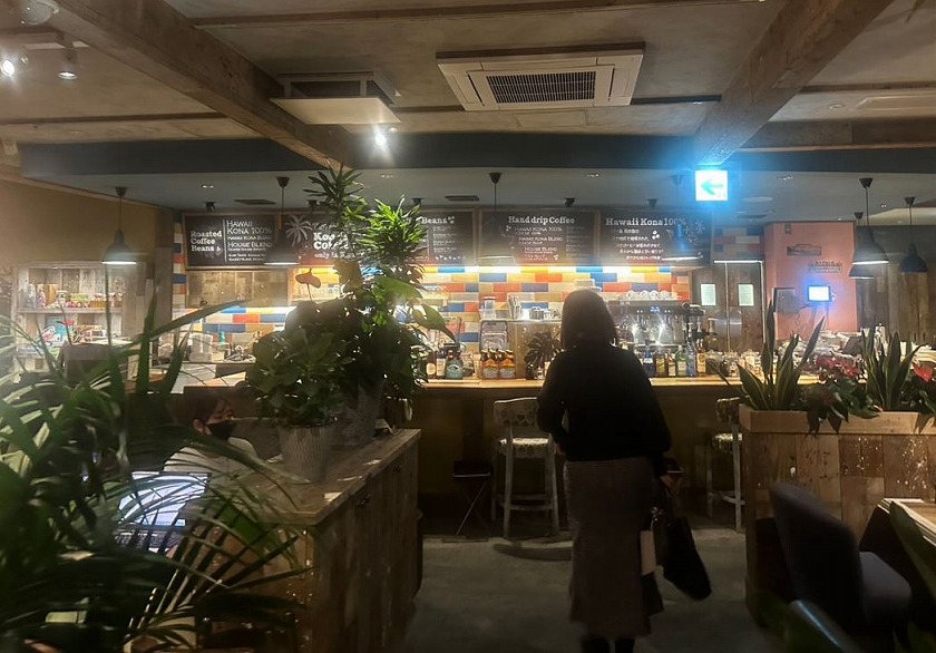 Kona's Coffee店内